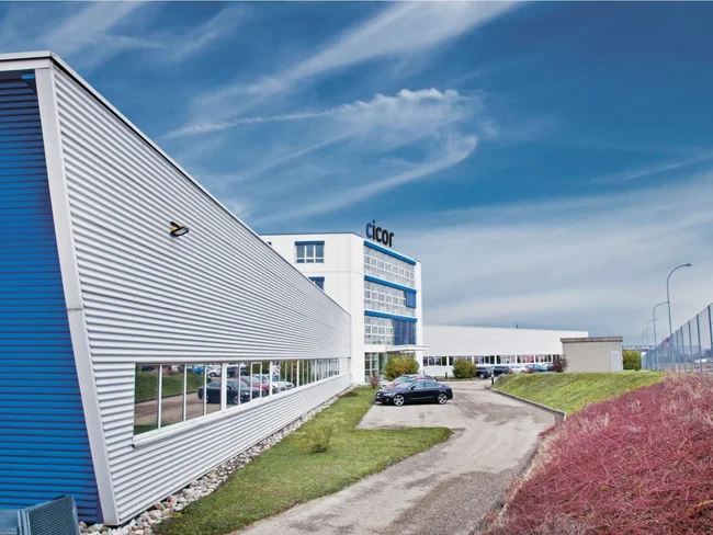 Cicor production site in Boudry Switzerland