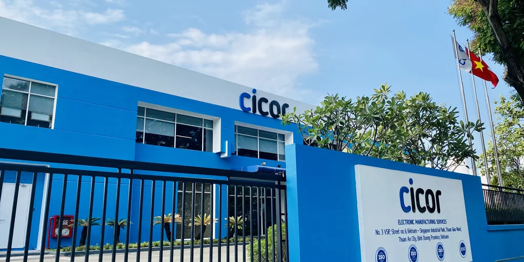 Cicor site in Thuan an City, Vietnam