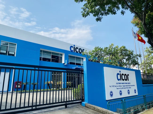 Cicor site in Thuan an City, Vietnam