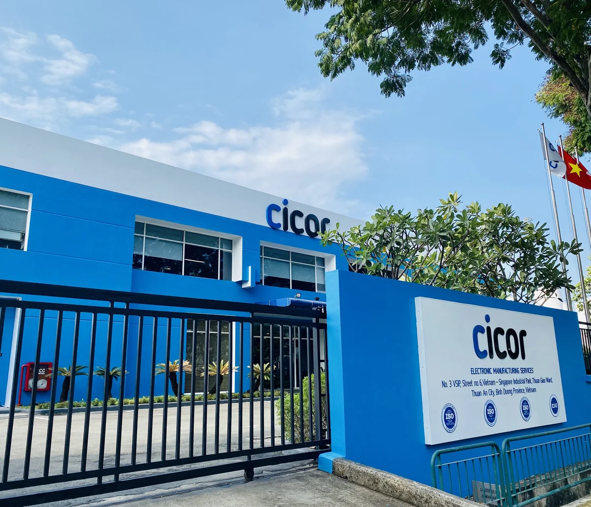 Cicor site in Thuan an City, Vietnam