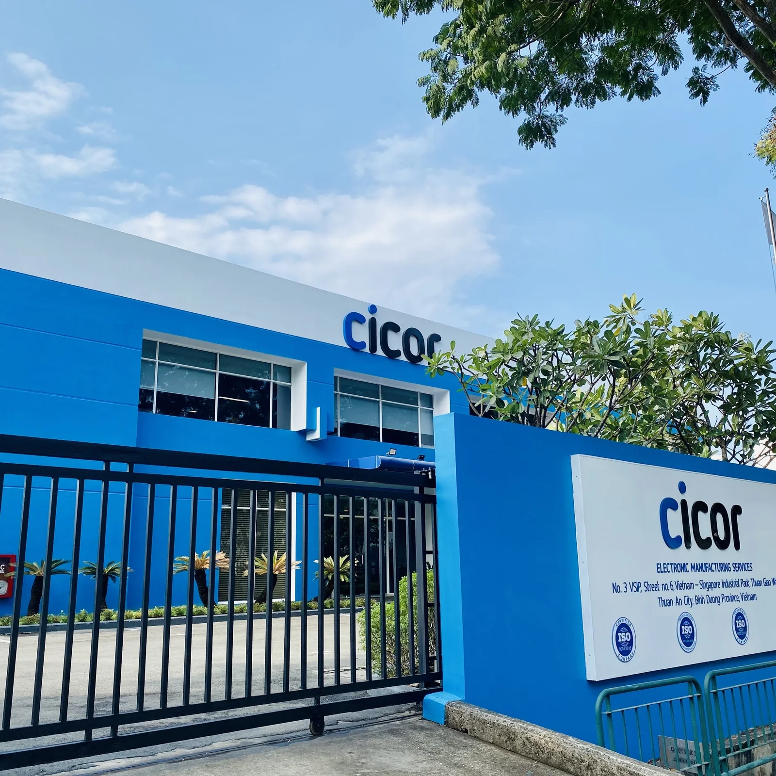 Cicor site in Thuan an City, Vietnam