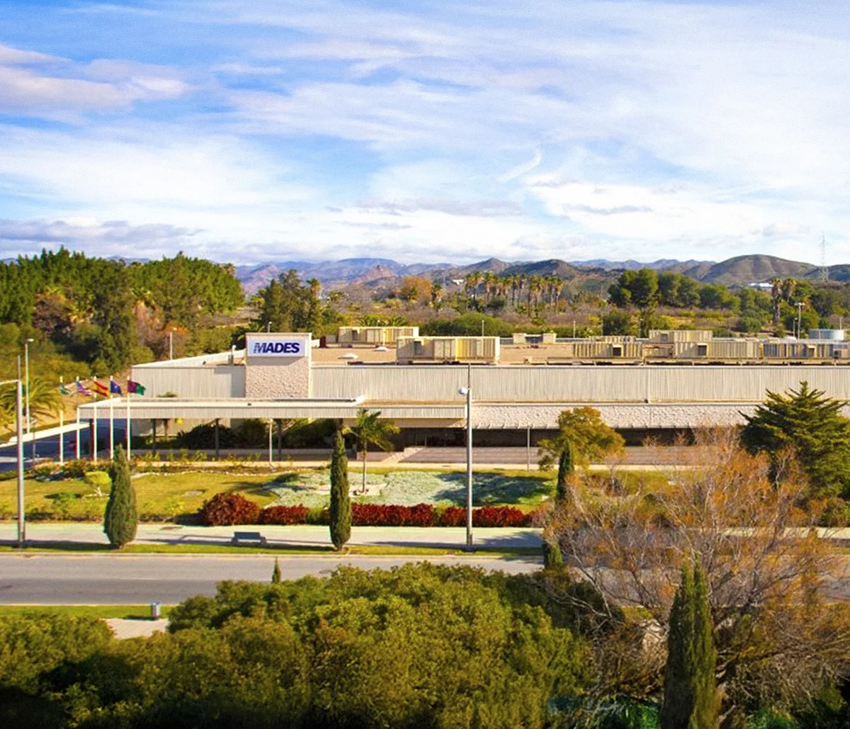 Aerial View of Cicor's site in Malaga (MADES)