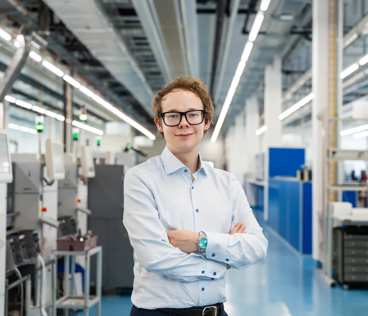 Elias Kettunen, Development Engineer and Industrial PhD student at Cicor Nordic Engineering in Uppsala, Sweden